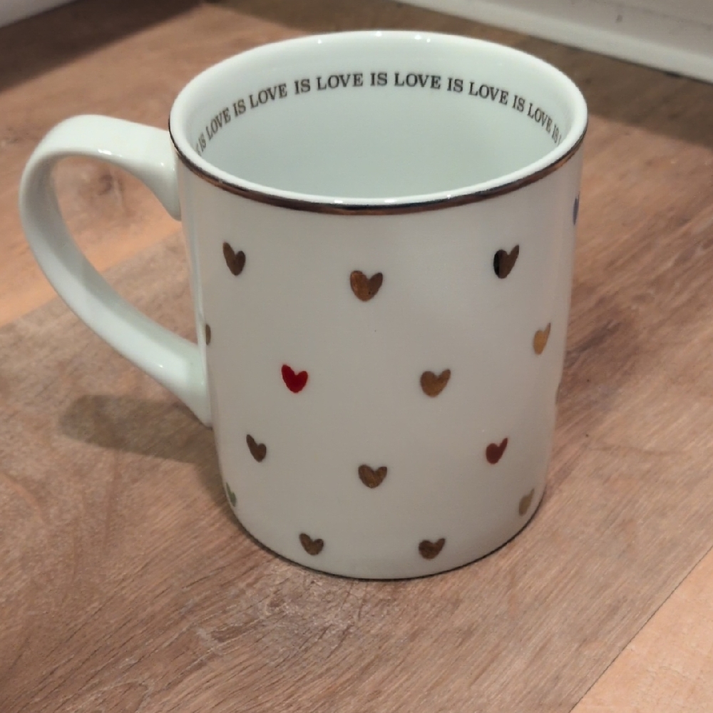 Love‎ Is Love Heart Mug
